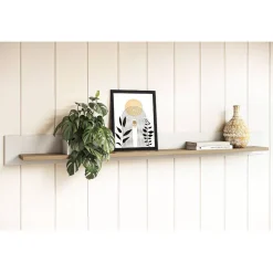 Anbauwand-Möbelset in Weiß - Ovidio (dreiteilig)