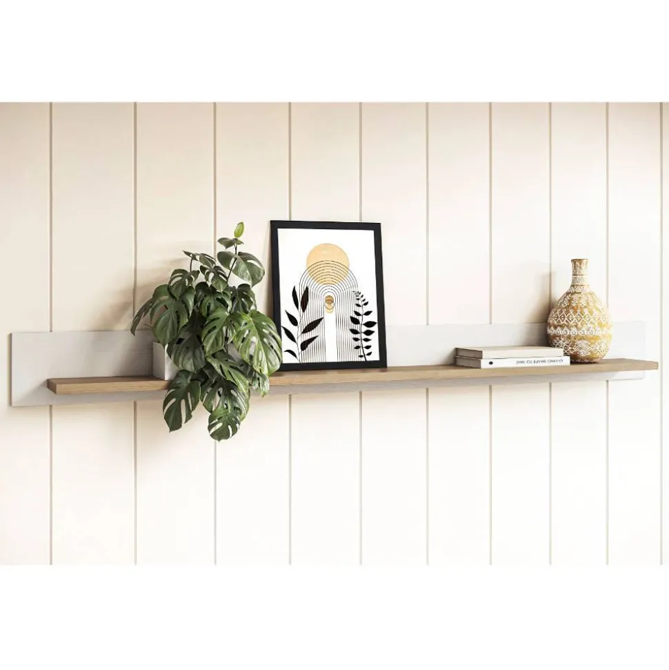 Anbauwand-Möbelset in Weiß - Ovidio (dreiteilig)