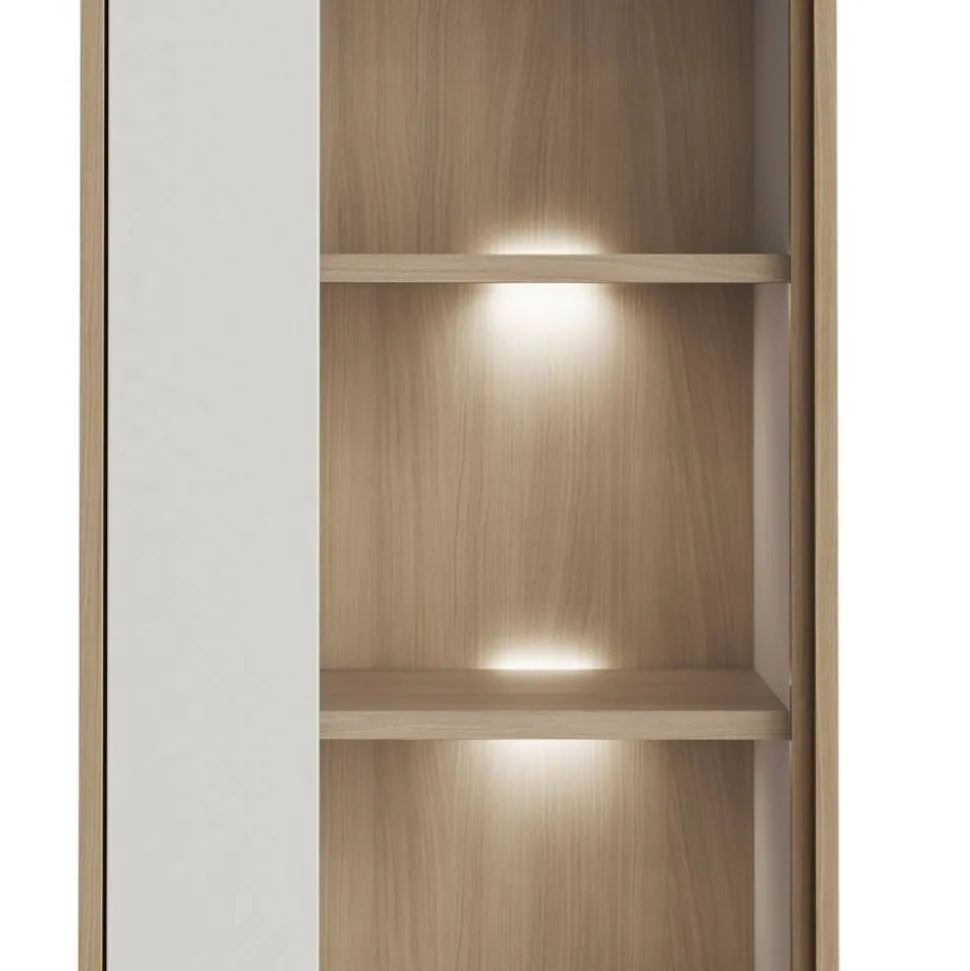 Anbauwand-Möbelset in Weiß - Ovidio (dreiteilig)