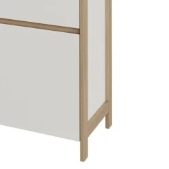 Anbauwand-Möbelset in Weiß - Ovidio (dreiteilig)