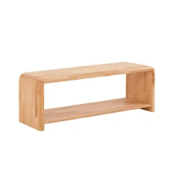 Ankleidebank Pogamo aus Kernbuche massiv natur