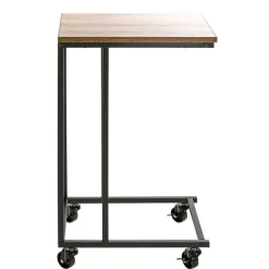 Anstelltisch auf Rollen in Eiche Dekor - Gionno