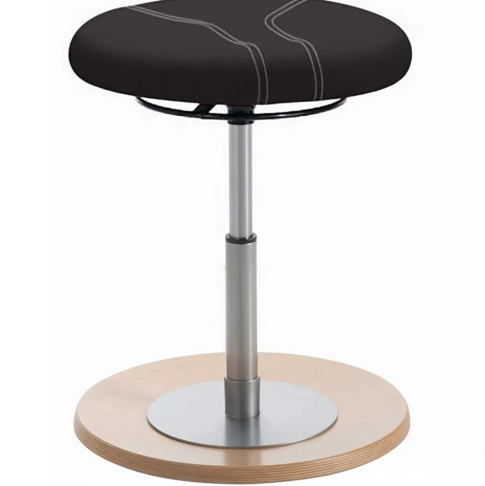 Arbeitshocker für Kinder in Schwarz - Acelyana