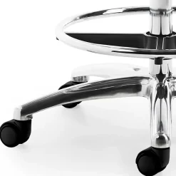 Arbeitsstuhl mit schmaler Lehne in Weiß - Smilen