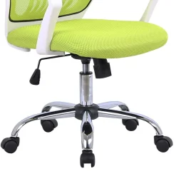 Armlehnen Büro-Drehstuhl in Hellgrün & Weiß - Lianessa