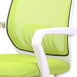 Armlehnen Büro-Drehstuhl in Hellgrün & Weiß - Lianessa