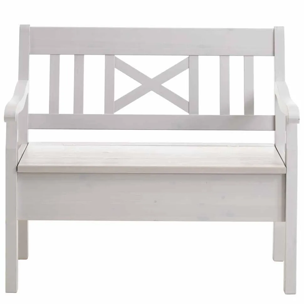 Armlehnen Esszimmerbank Onesti mit Truhe