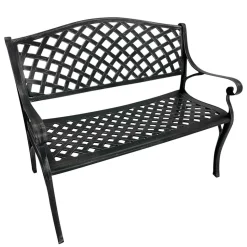 Armlehnen Parkbank im Vintage Look - Mora