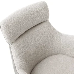 Armlehnen-Drehstuhl in Lichtgrau - Plicardo (2er Set)