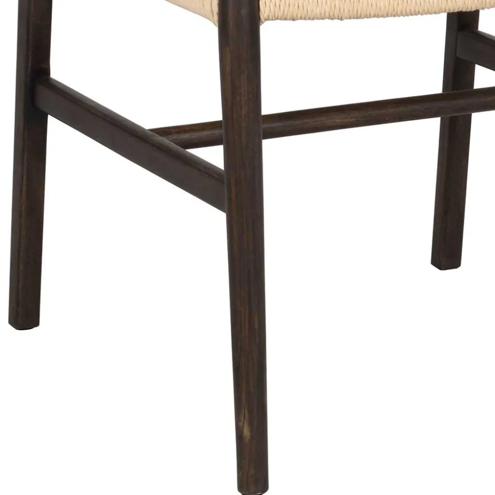 Armlehnenstuhl in Eiche Dunkel - Gardaz