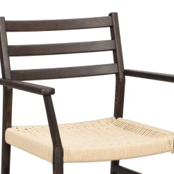 Armlehnenstuhl in Eiche Dunkel - Gardaz