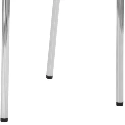 Armlehnenstuhl zum Stapeln in Schwarz & Oliv - Zudios