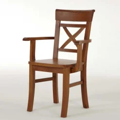 Armlehnstuhl Bistrita in Bernsteinfarben (2er Set)