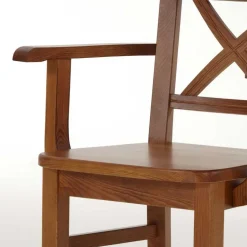 Armlehnstuhl Bistrita in Bernsteinfarben (2er Set)