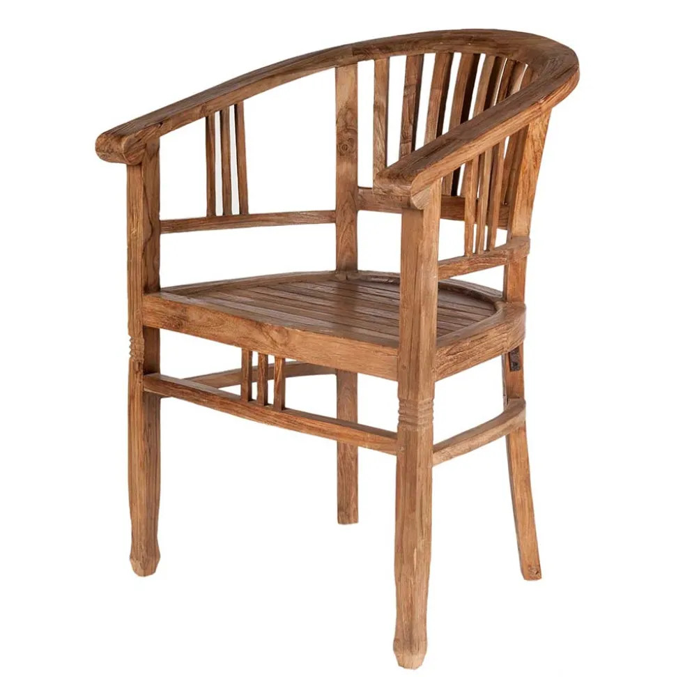 Armlehnstuhl Mangato aus Teak Recyclingholz