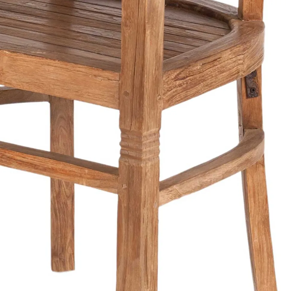 Armlehnstuhl Mangato aus Teak Recyclingholz