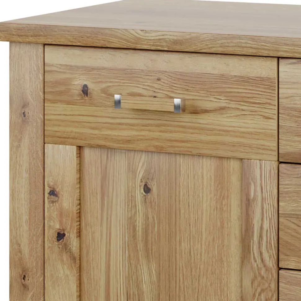 Asteiche Kommode teilmassiv - Zamron