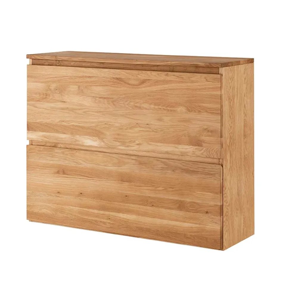 Asteiche Schuhschrank für die Wandmontage - Sotunes