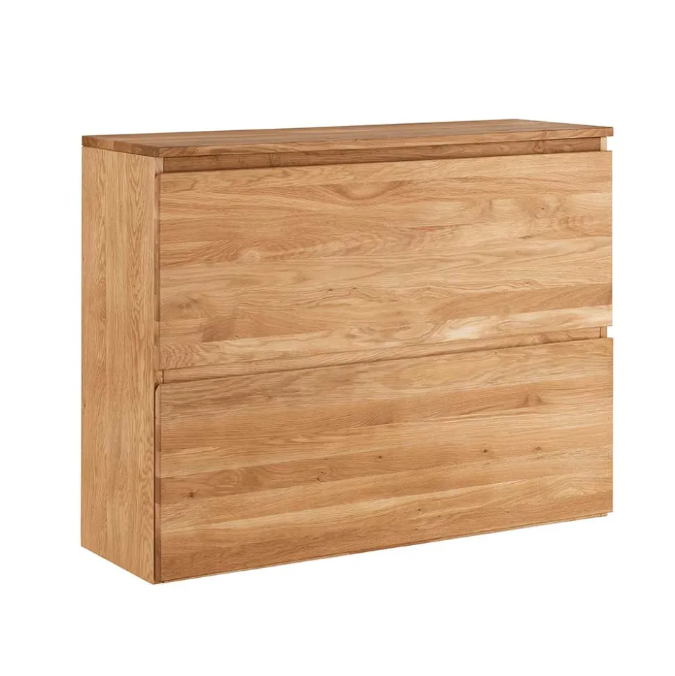 Asteiche Schuhschrank für die Wandmontage - Sotunes