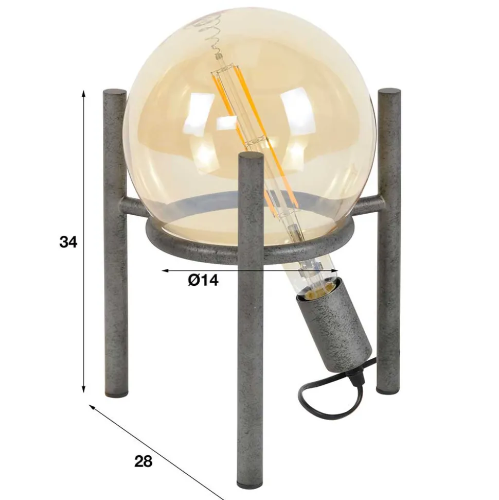 Ausgefallene Tischlampe 28x34x28 cm - Ginette