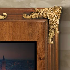 Ausgefallene TV Wohnwand Möbel Set - Carlenna (vierteilig)