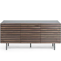 Ausgefallenes Sideboard Trupea mit Streifen Front