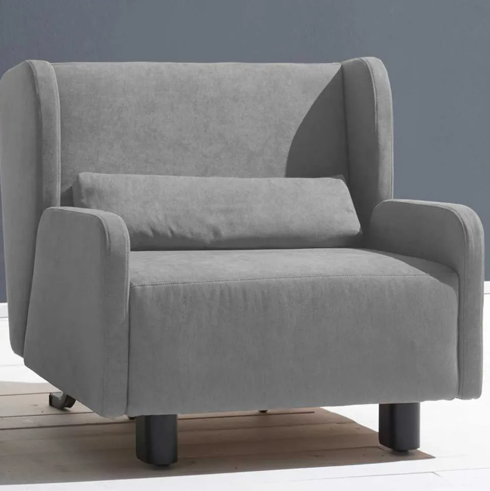 Ausziehbarer Ohrensessel mit Bettfunktion - Actina