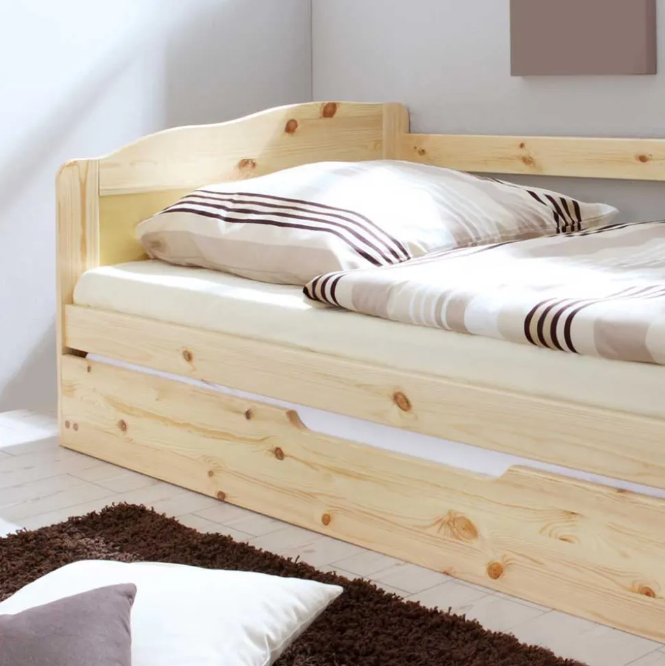 Ausziehbett Tropinica aus Kiefer Massivholz