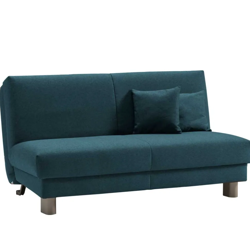 Ausziehsofa in Petrol Flachgewebe - Laberto
