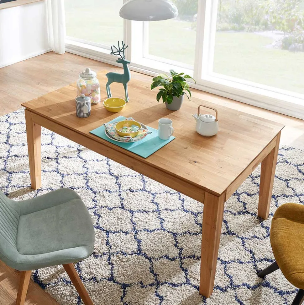 Ausziehtisch aus massiver Wildeiche geölt - Flo