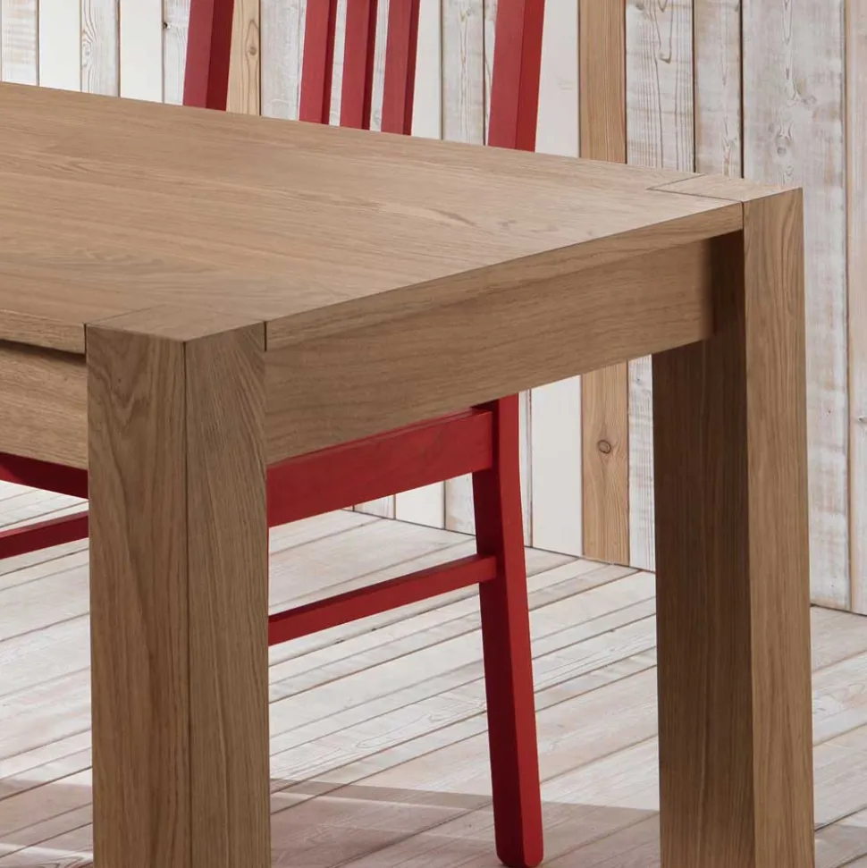 Ausziehtisch Fyona mit Eiche hell furniert