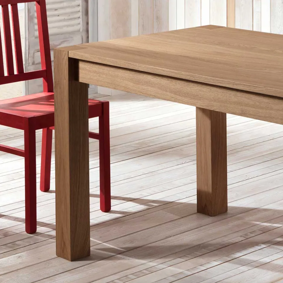 Ausziehtisch Fyona mit Eiche hell furniert