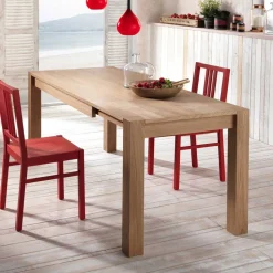 Ausziehtisch Fyona mit Eiche hell furniert