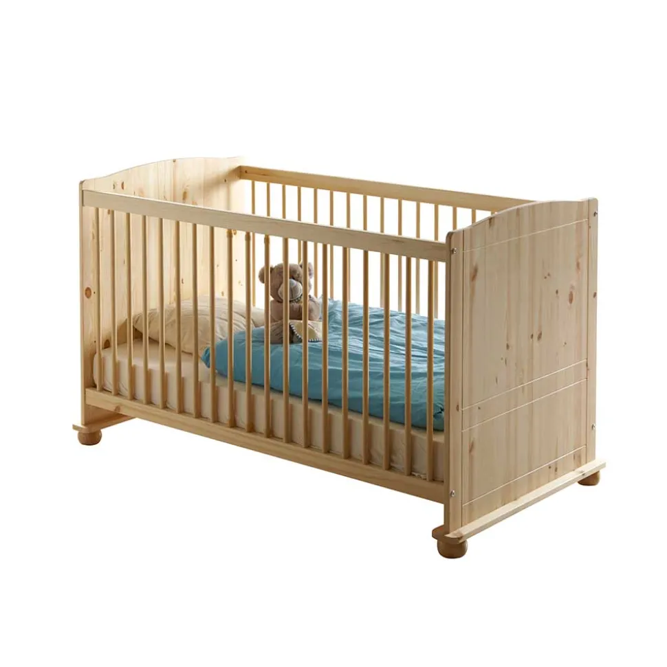 Babybett Cilian aus Kiefer Massivholz