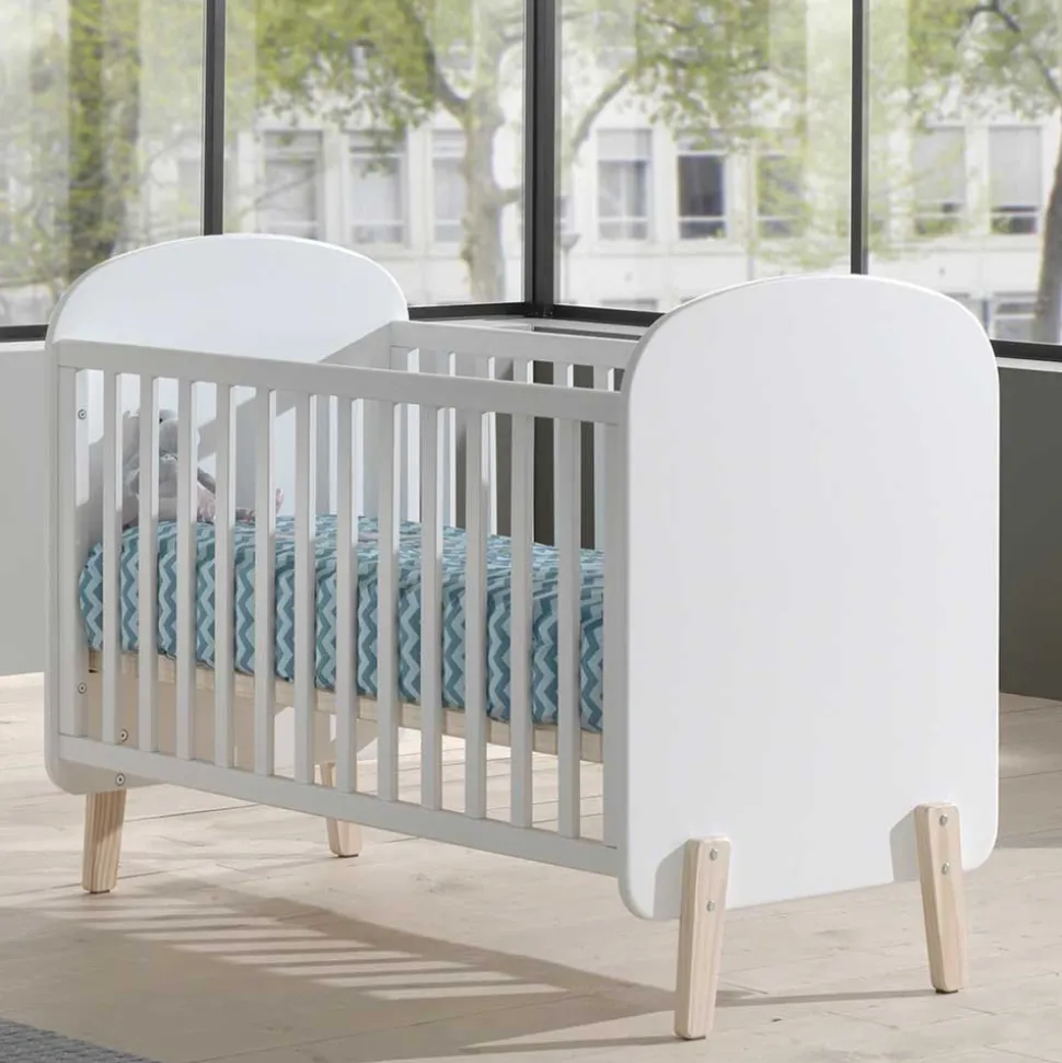 Babyzimmer Kompletteinrichtung in Weiß - Mauricia (vierteilig)