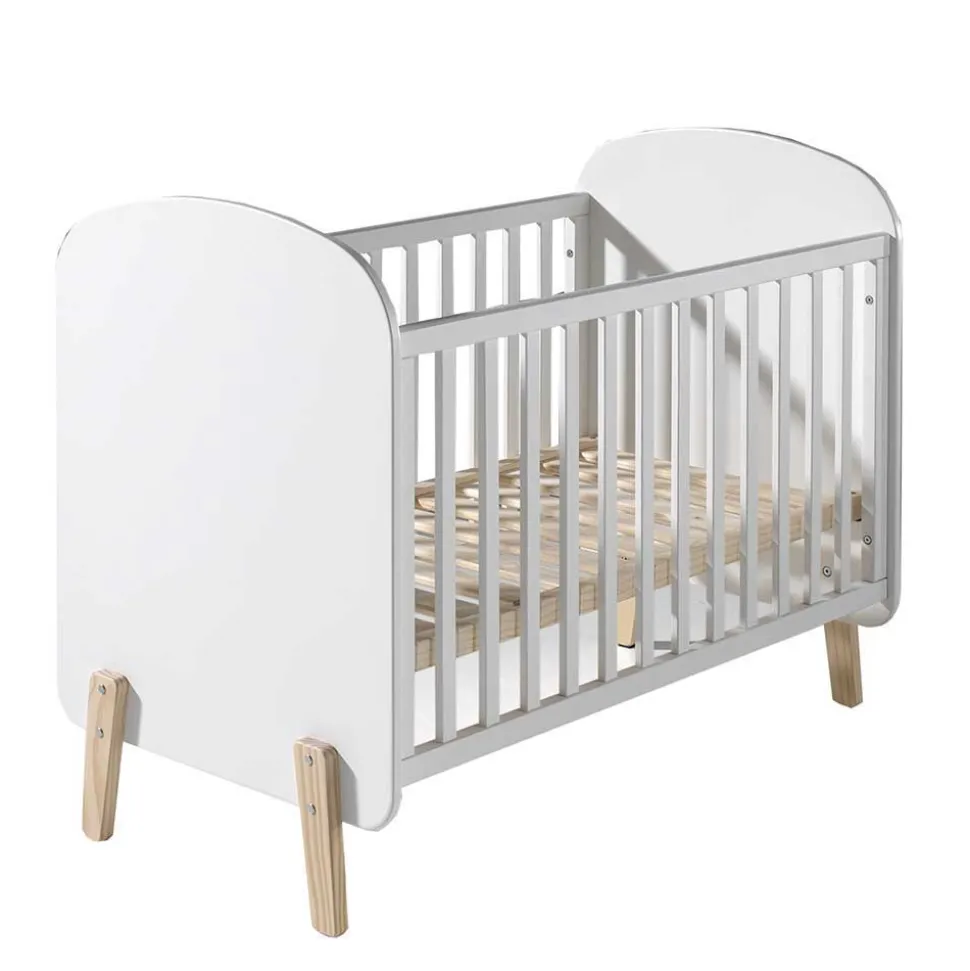 Babyzimmer Kompletteinrichtung in Weiß - Mauricia (vierteilig)