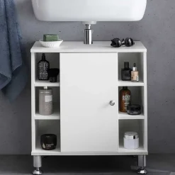 Bad Becken Unterschrank mit 6 Fächern - Duffy