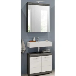 Bad Beckenschrank & Spiegelschrank - Nancys (zweiteilig)