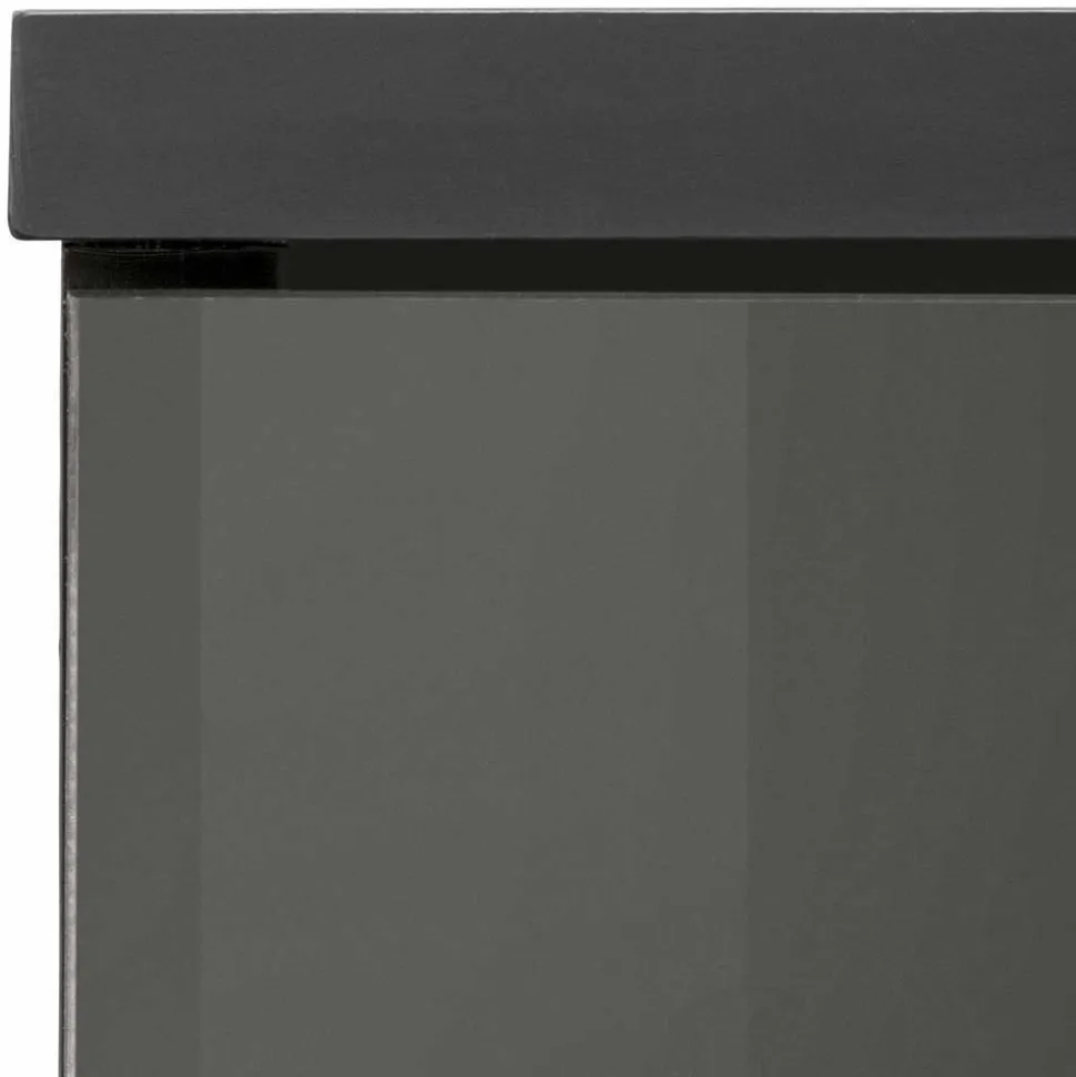 Bad Hängeschrank in Hochglanz Grau - Ulivia