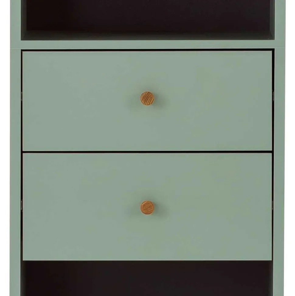 Bad Hochschrank in Graugrün & Eiche - Vereny