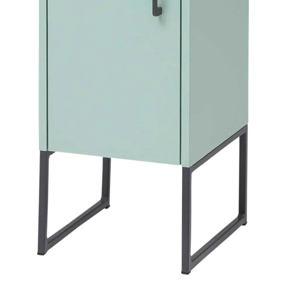 Bad Hochschrank in Mint Grün & Anthrazit - Esdrus