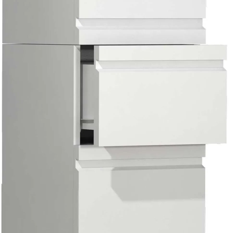 Bad Hochschrank in Weiß modern - Departo