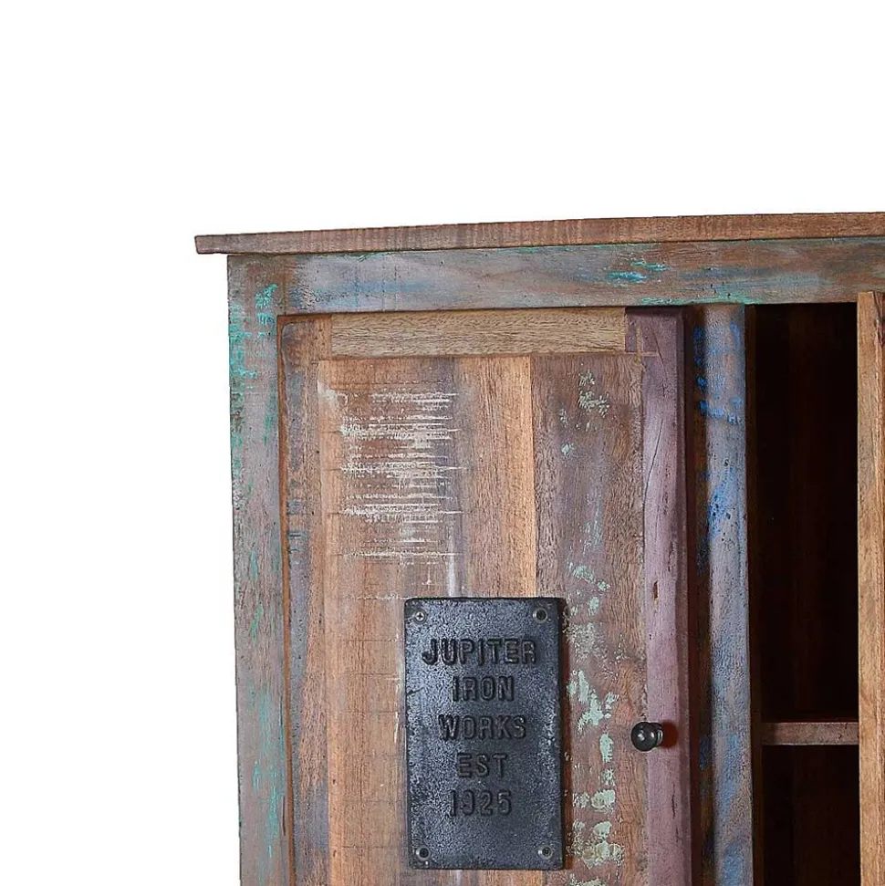 Bad Hochschrank Vayamos im Shabby Chic Design