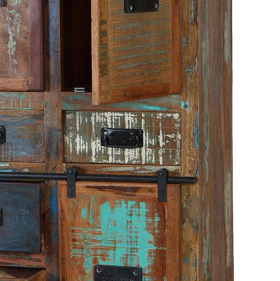 Bad Hochschrank Vayamos im Shabby Chic Design