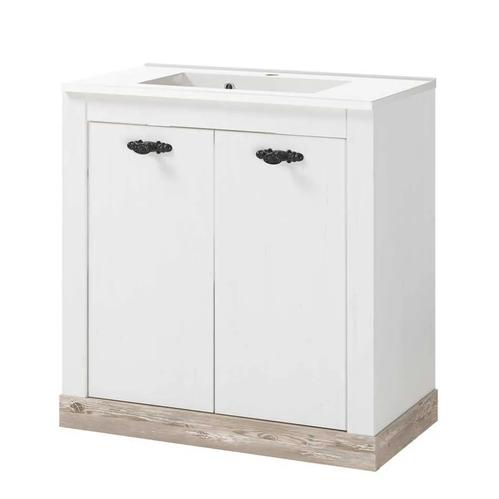 Bad Landhausmöbel Set - Doules (fünfteilig)