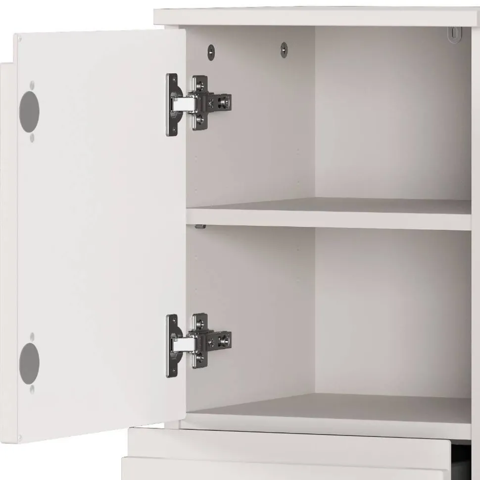 Bad Midischrank in Hellgrau - Dadra