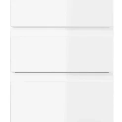 Bad Midischrank in Weiß Hochglanz - Loeesa