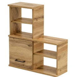 Bad Oberschrank mit Tür & 4 Fächern - Jessmi