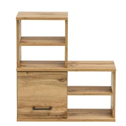 Bad Oberschrank mit Tür & 4 Fächern - Jessmi