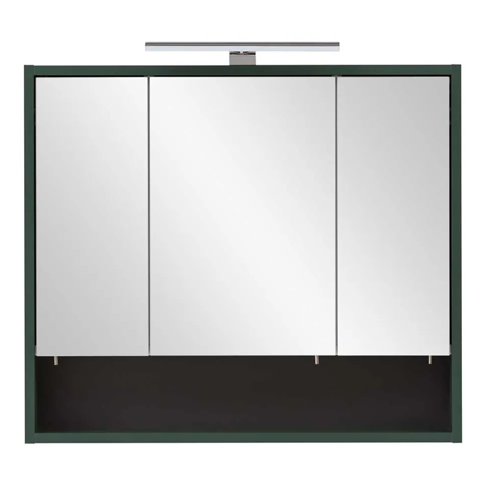Bad Spiegelschrank in Dunkelgrün - Aqua